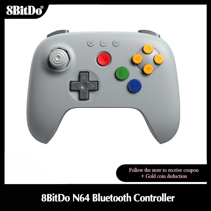 Board Game Android - 8BitDo Gray N64 Bluetooth-controller voor Analogue