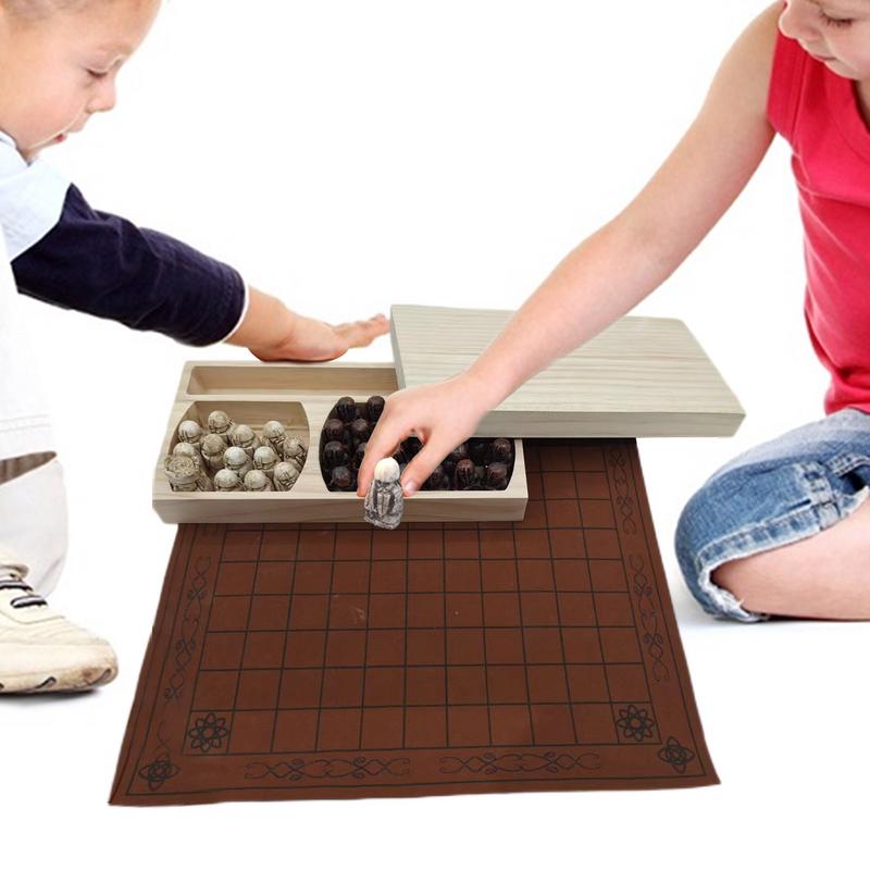 Board Game Vikings - Vikingspel Schaakspel Traditionele Twee-Speler Strategie Bordspel