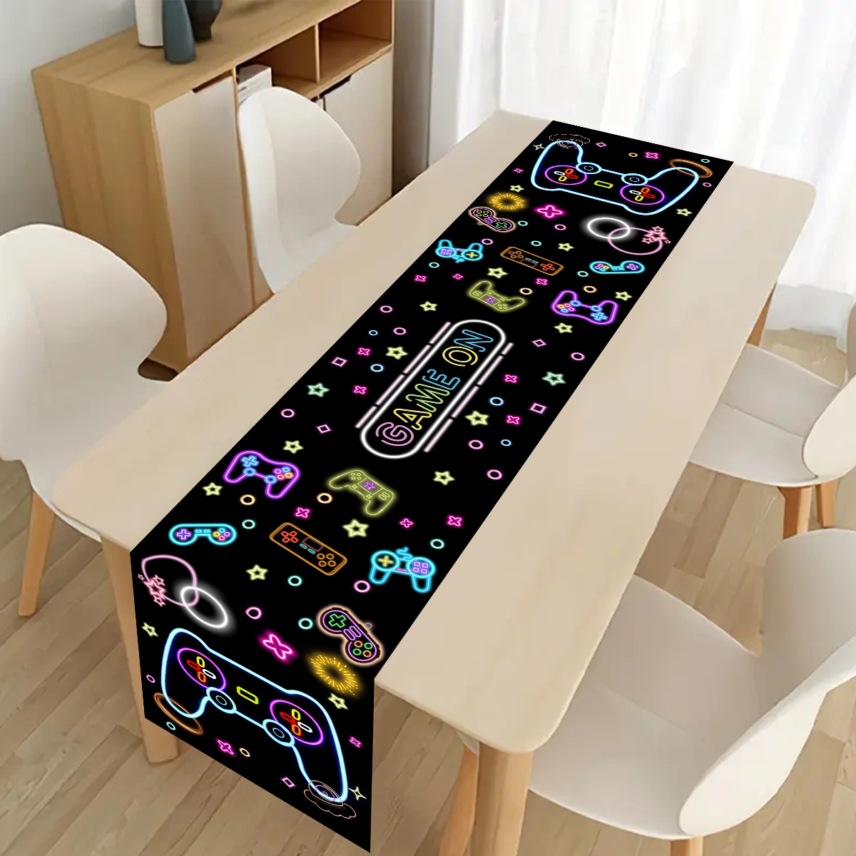 Board Game Cafe - 1pc Neo Glow Tafelloper Fluorescerend Game