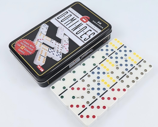 Board Game Dots - ElegantMahj Dubbele Zes Domino Set voor