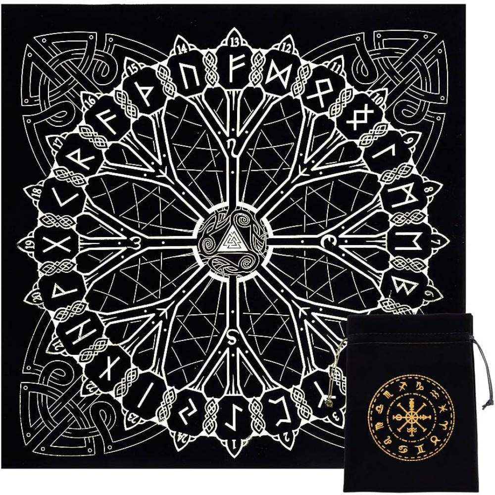Board Game Vikings - Altaarkleed Viking Runen Hemelse sterrenbeeld Tarot