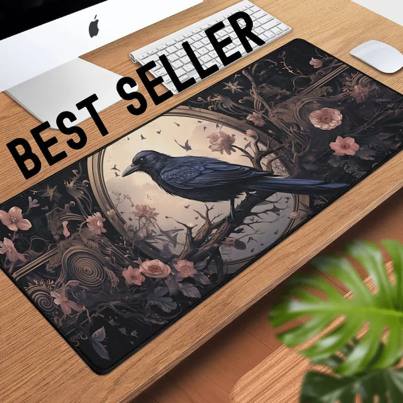 Dark Goth Raven Wildflowers Go - Board Game Zen recensie en prijs