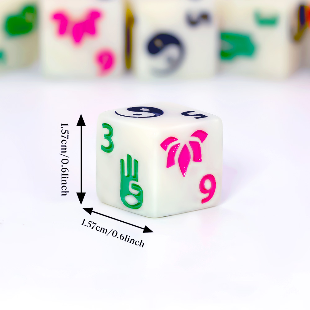 6-delige Zen-thema polyedrisch - Board Game Zen recensie en prijs