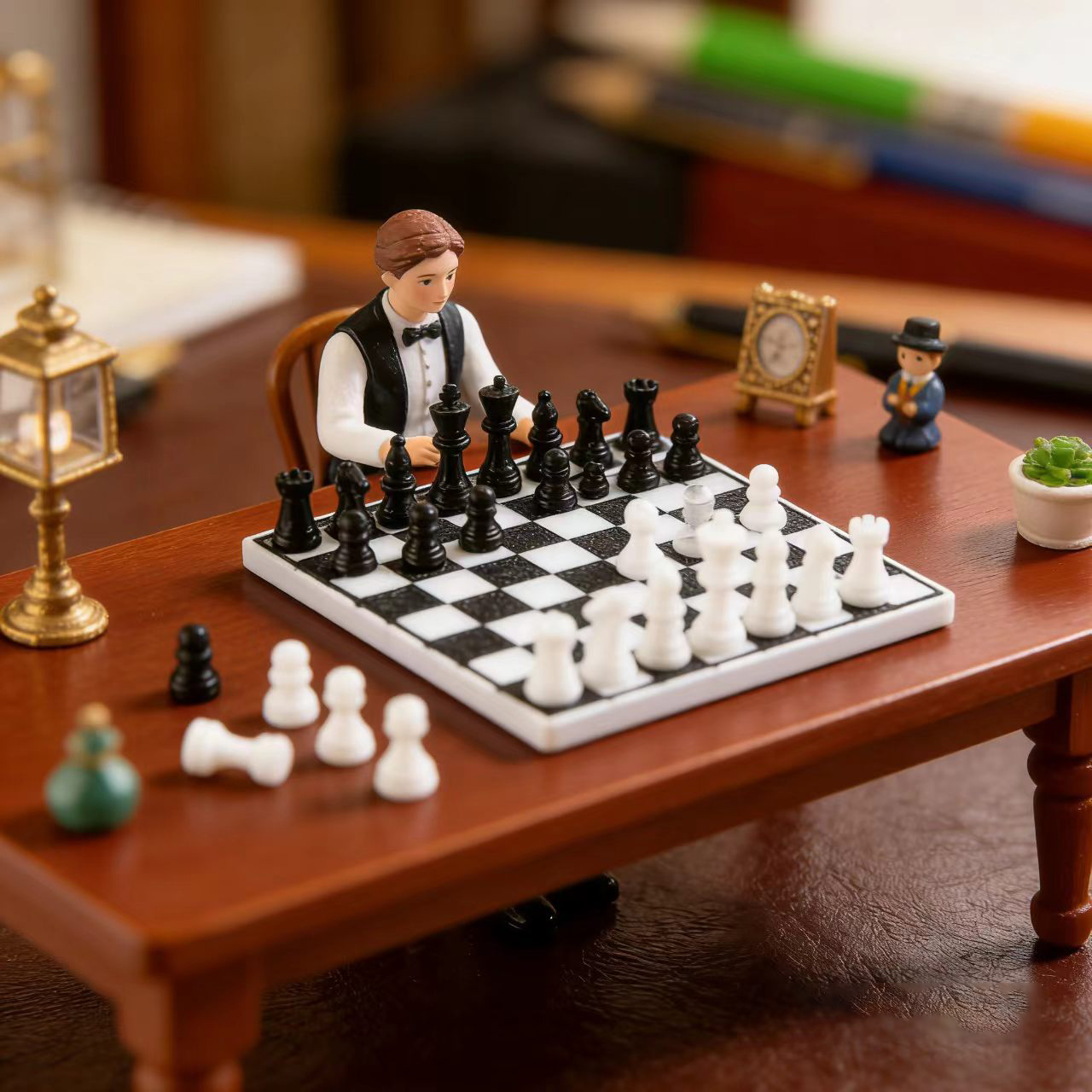 1set/Miniatuur zwart-wit schaa - Board Games recensie en prijs