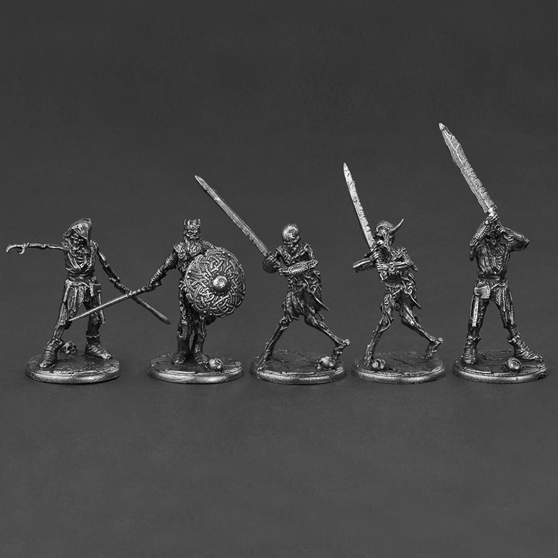 Viking Skull Warrior Corps Met - Board Game Vikings recensie en prijs
