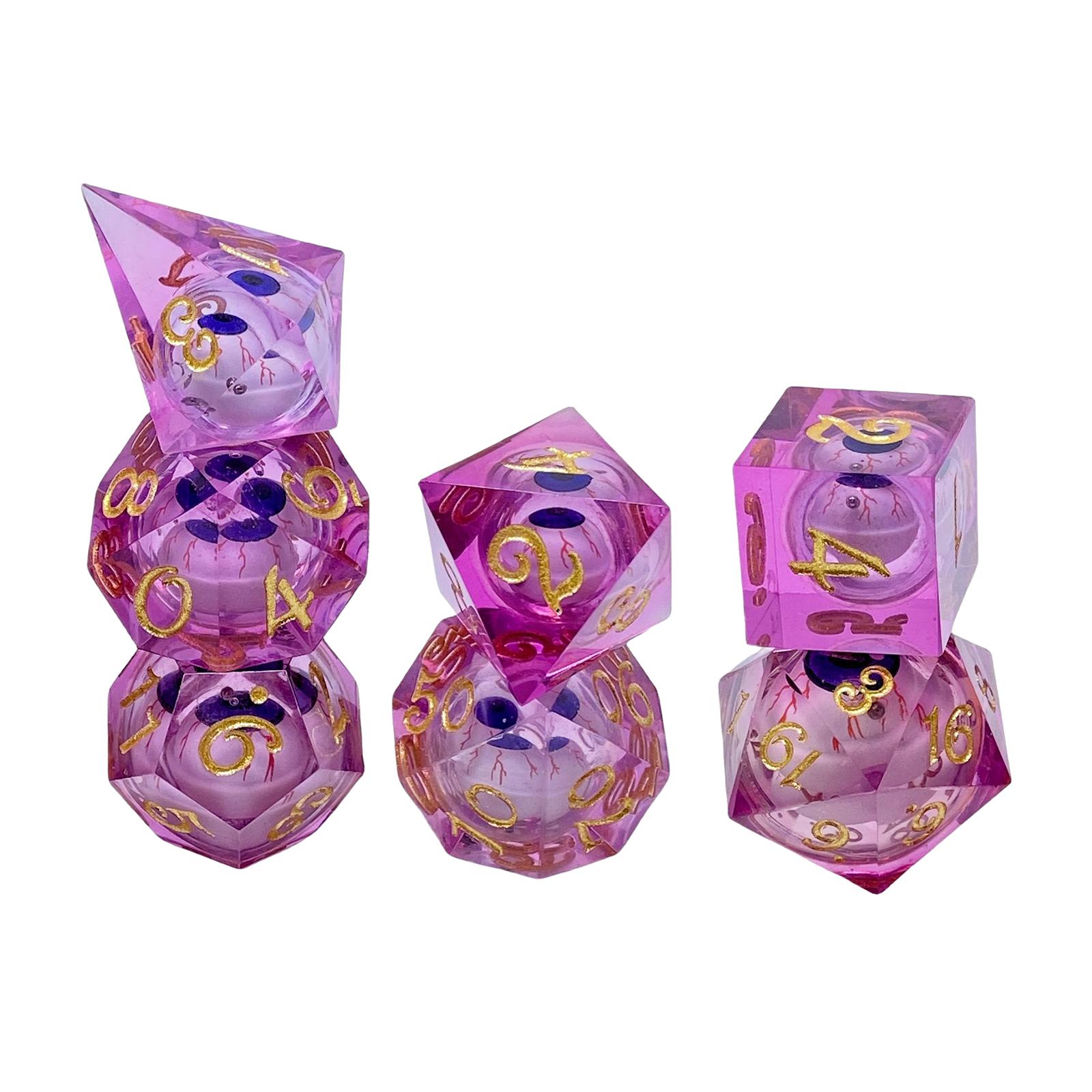 7x Polyhedral Dices Rollenspel - Board Game Cafe recensie en prijs