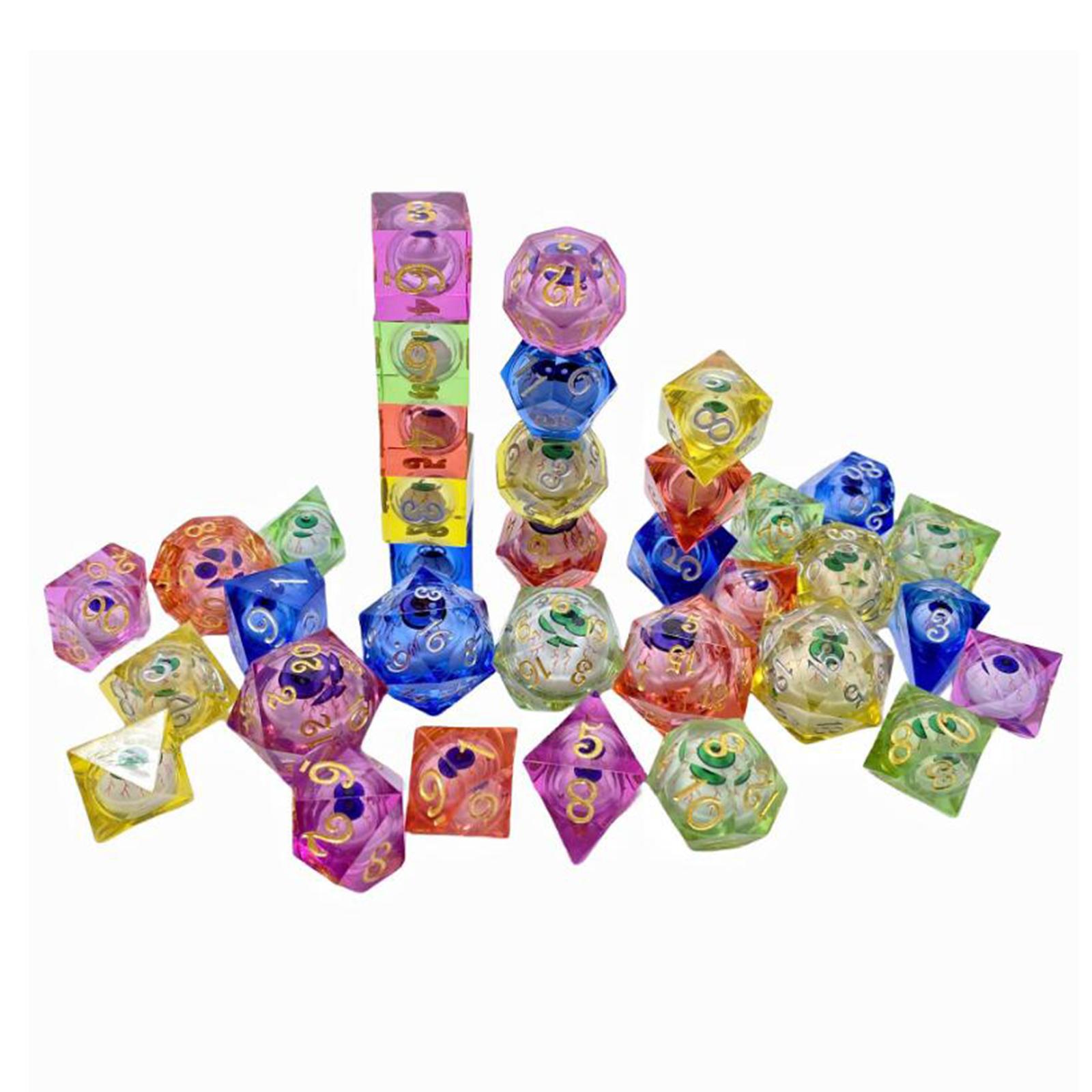 7x Polyhedral Dices Rollenspel - Board Game Cafe recensie en prijs