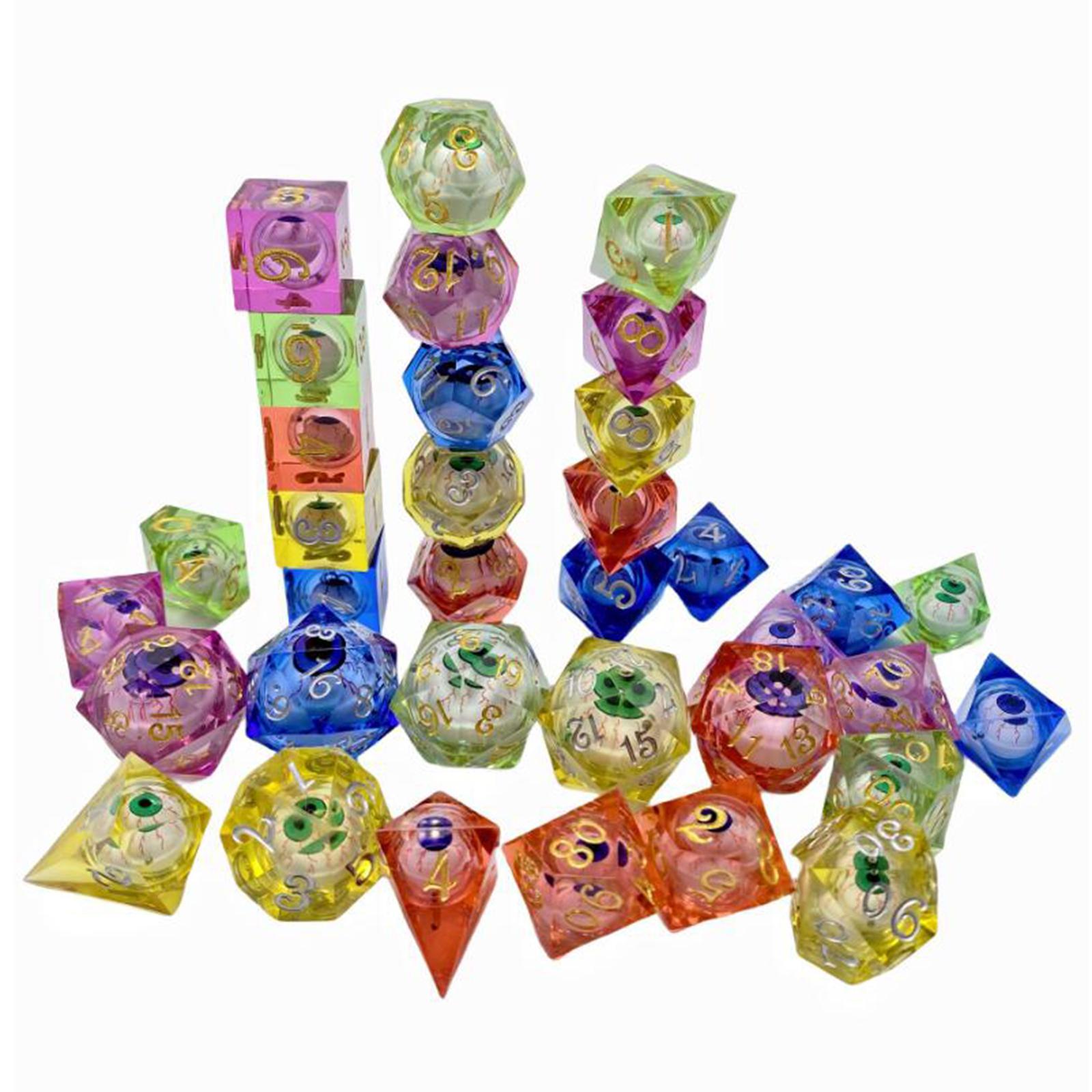 7x Polyhedral Dices Rollenspel - Board Game Cafe recensie en prijs